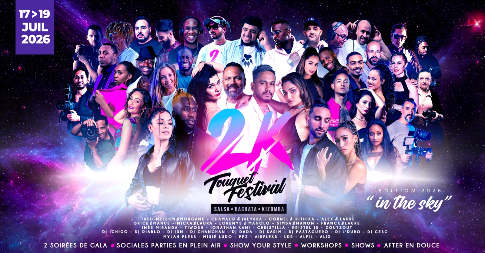Line-up complet 2K Festival 2026